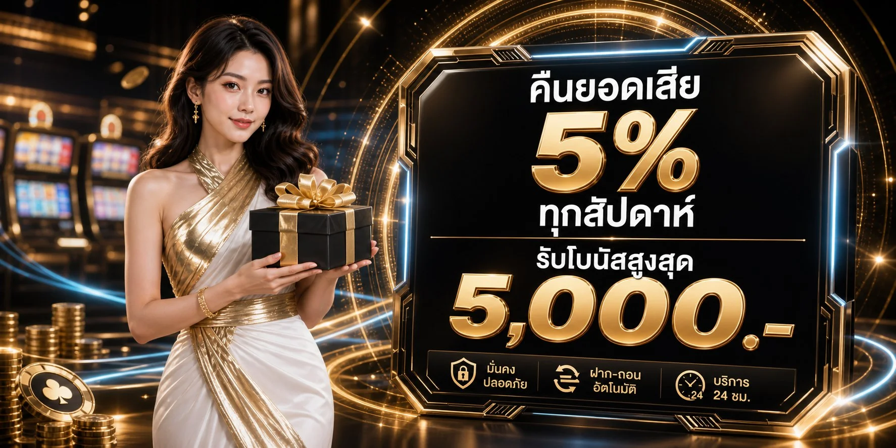 บาคาร่าสด คาสิโนออนไลน์ POGO24 ดีลเลอร์ถ่ายทอดสด